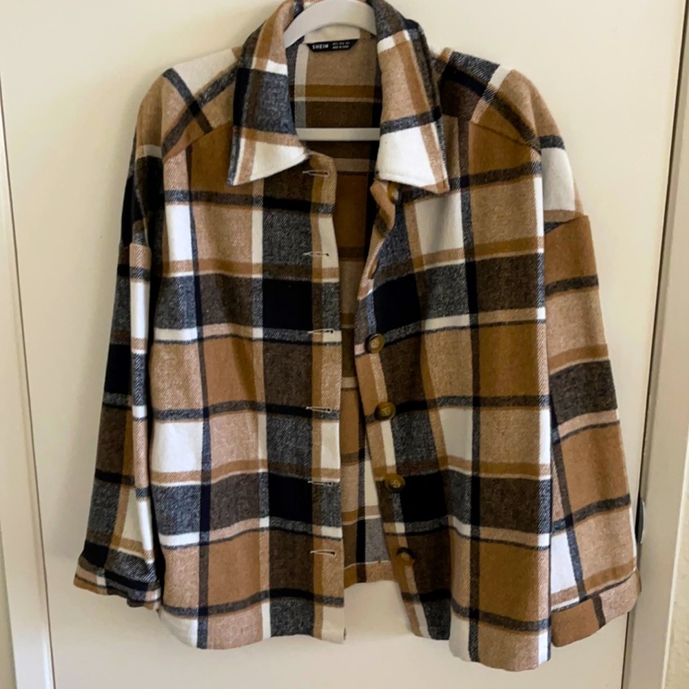 Oversized Plaid Shacket